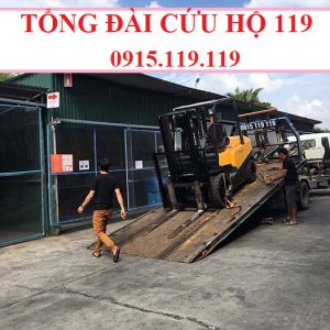Vận chuyển xe nâng KCN Tiên Sơn